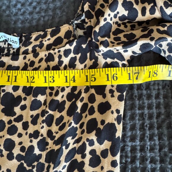 NWOT Reformation Sigmund Dress- Never Worn- Leopard Print - Picture 10 of 15